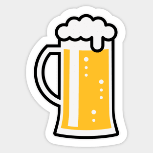 German Beer Stein (Beer Glass / Tankard / L / 3C) Sticker